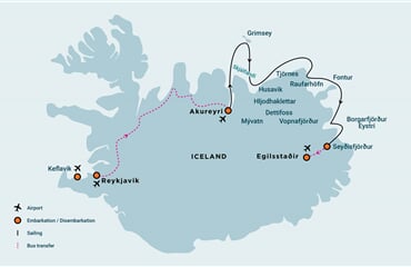 Northeast Iceland Explorer, Aurora Borealis, Hike & Sail - Incl. Bus back up (s/v Rembrandt van Rijn)