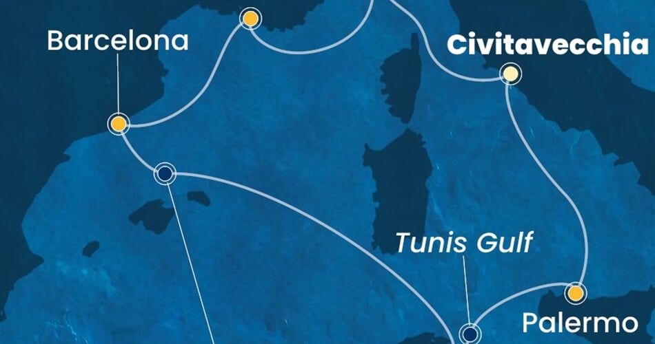 Trasa plavby CSM-CIV07A9K