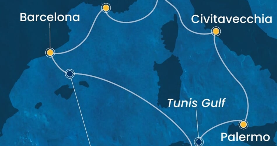 Trasa plavby CSM-SVN07A8H