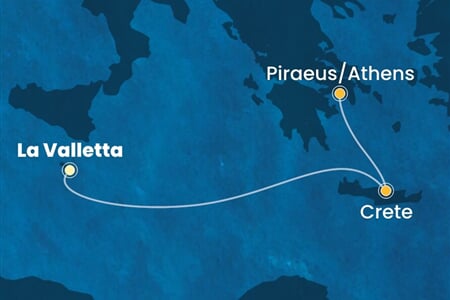 Costa Fortuna - Malta, Řecko (La Valetta)