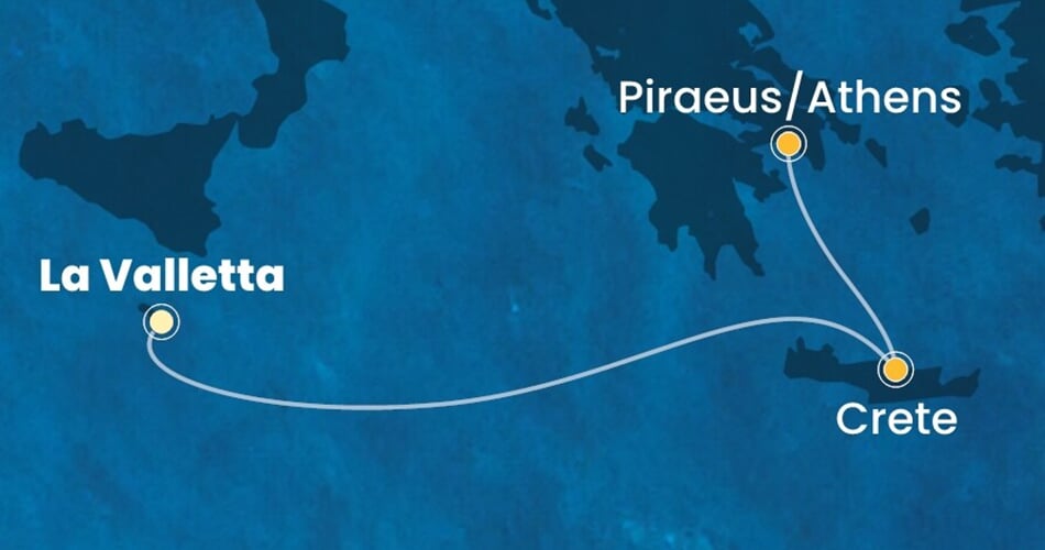 Trasa plavby CFO-MLT03A03