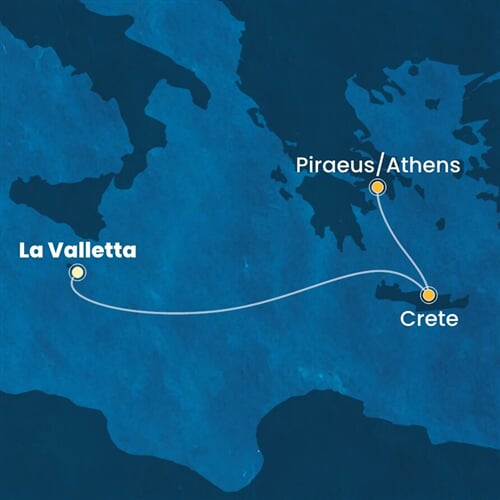 Trasa plavby CFO-MLT03A03