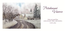 Vanocni pohlednice 21x10cm5