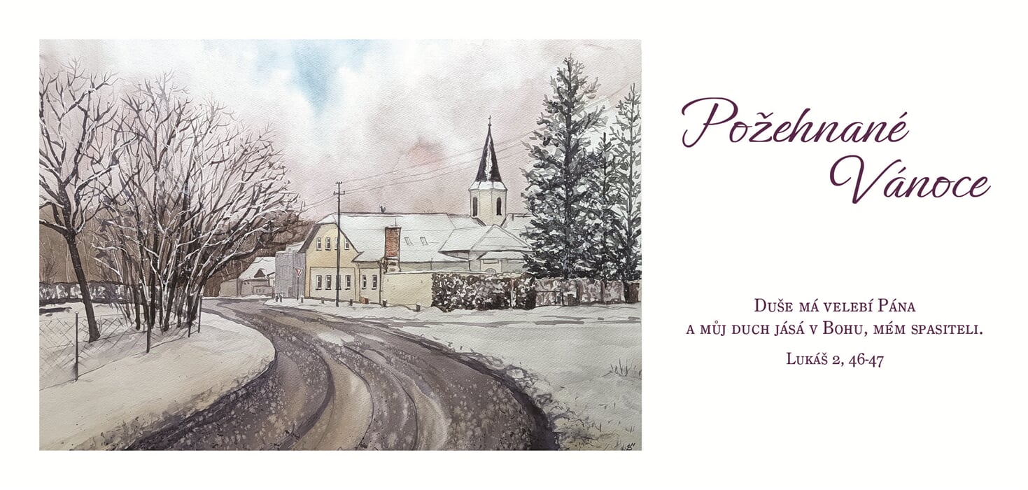 Vanocni pohlednice 21x10cm5