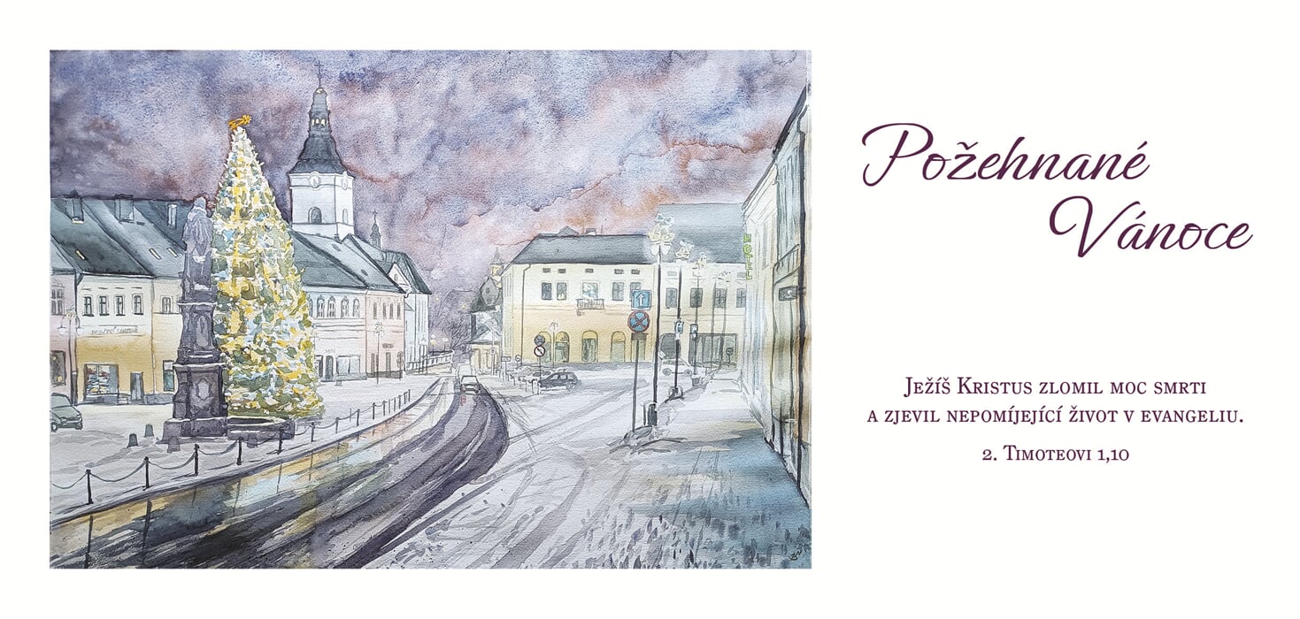 Vanocni pohlednice 21x10cm7