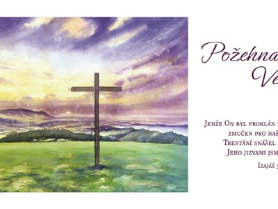 Velikonocni pohlednice 21x10cm