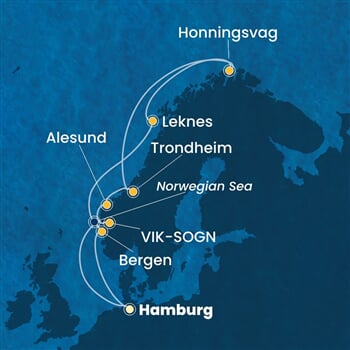 Trasa plavby CFA-HAM12A0W