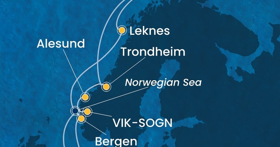 Trasa plavby CFA-HAM12A0W