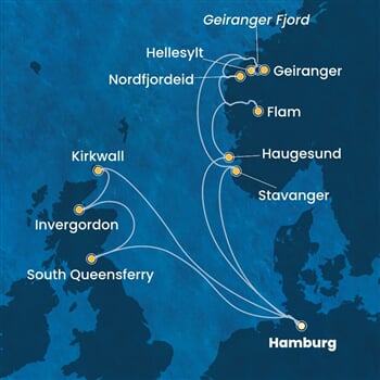 Trasa plavby CFA-HAM15A0B