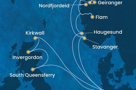 Costa Favolosa - Německo, Norsko, Velká Británie (Hamburk)