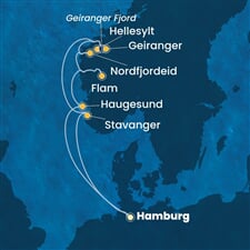 Costa Favolosa - Německo, Norsko (Hamburk)