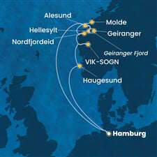 Costa Favolosa - Německo, Norsko (Hamburk)