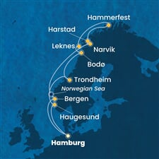Costa Favolosa - Německo, Norsko (Hamburk)