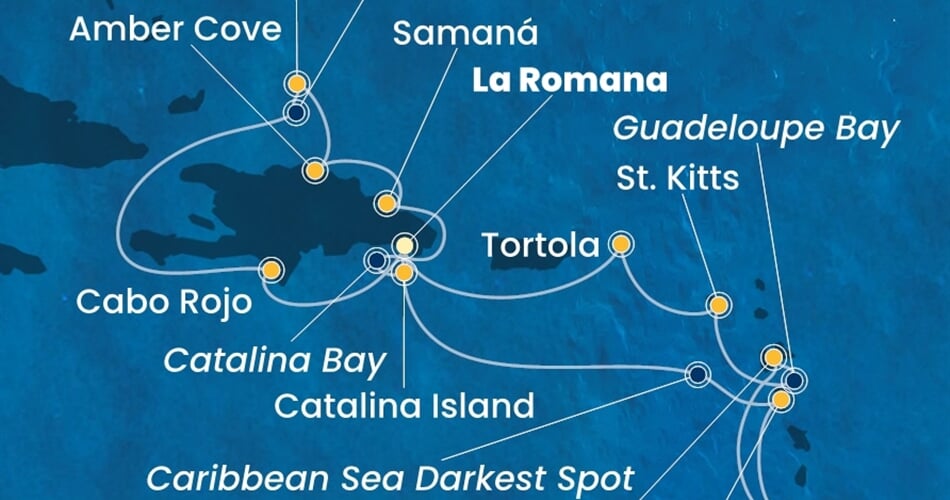 Trasa plavby CPA-LRM14A3E