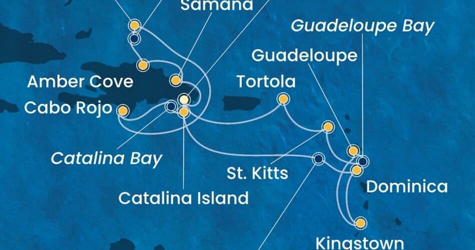 Trasa plavby CPA-LRM14A3F