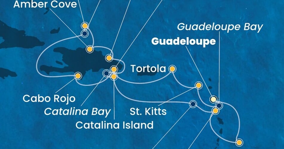 Trasa plavby CPA-PTP14A3U