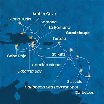 Trasa plavby CPA-PTP14A3W