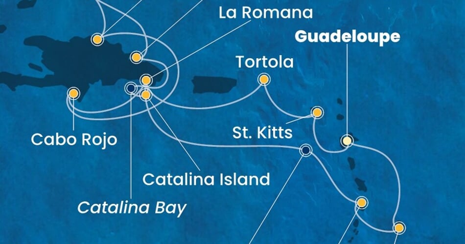 Trasa plavby CPA-PTP14A3W