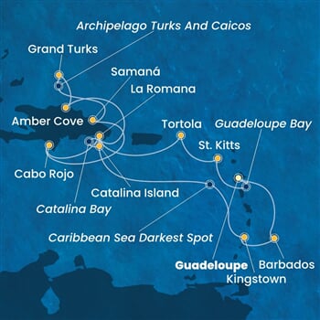 Trasa plavby CPA-PTP14A3X