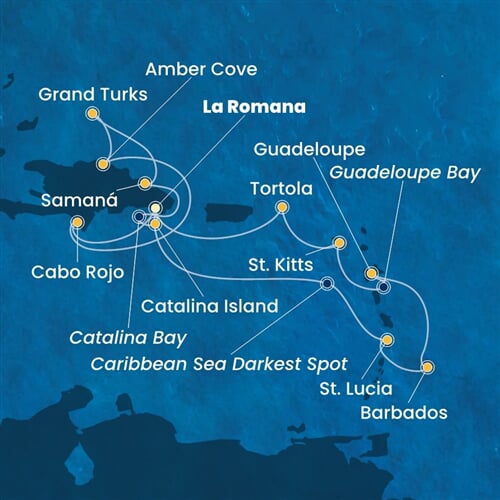 Trasa plavby CPA-LRM14A3G