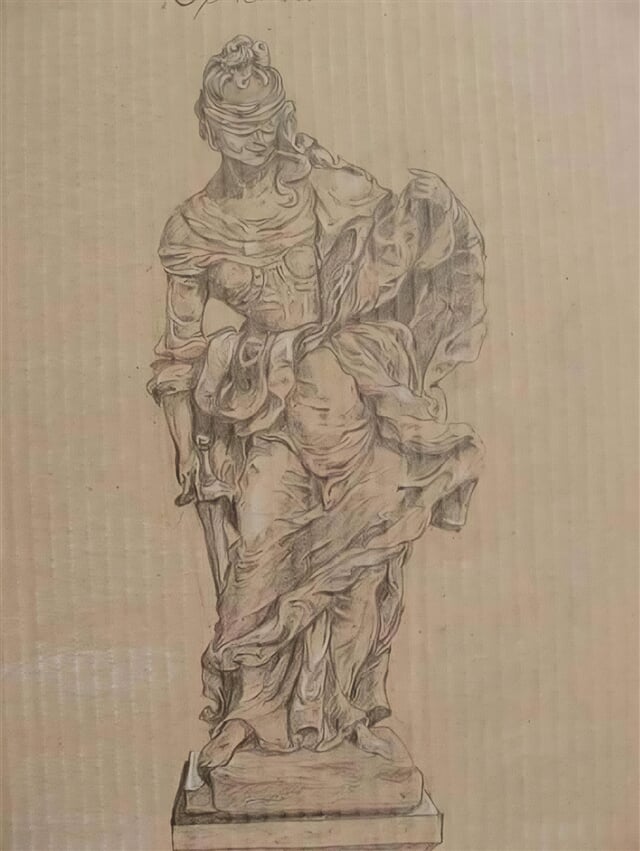 Socha spravedlnosti, Kuks