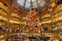 Poznávací zájezd Francie - adventní Paříž - galerie Lafayette