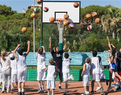 Basketbalová akademie, Santa Margherita di Pula, Sardinie