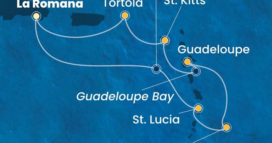 Trasa plavby CFS-LRM07A21