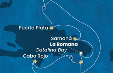 Costa Fascinosa - Dominikán.rep., Turks a Caicos (z La Romana)