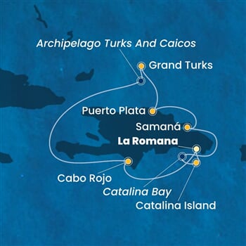 Trasa plavby CFS-LRM07A23