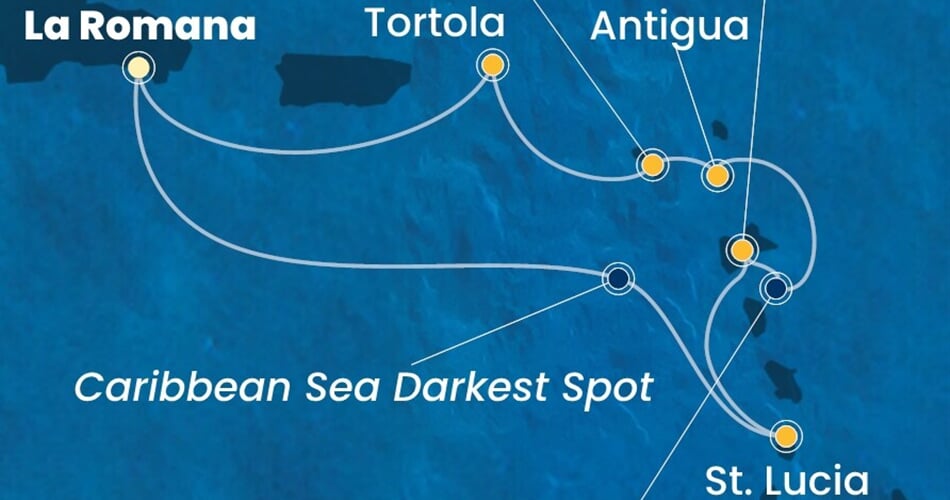 Trasa plavby CFS-LRM07A28
