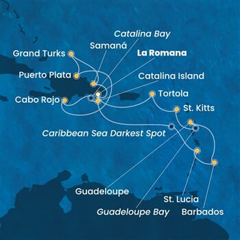Trasa plavby CFS-LRM14A2U