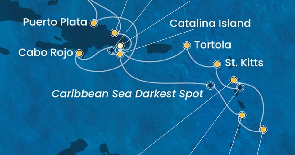 Trasa plavby CFS-LRM14A2U