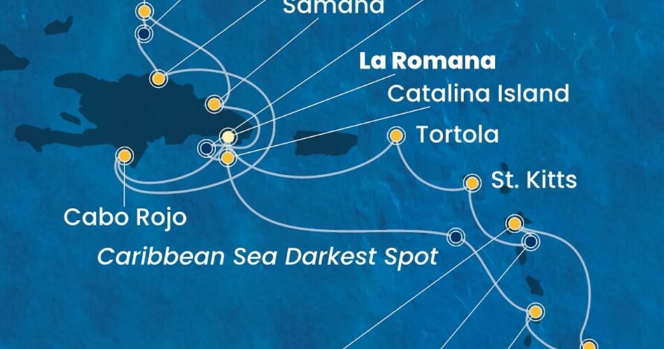Trasa plavby CFS-LRM14A2V
