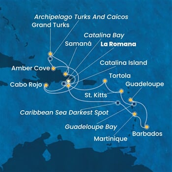 Trasa plavby CFS-LRM14A2X