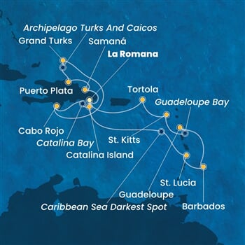 Trasa plavby CFS-LRM14A2Z