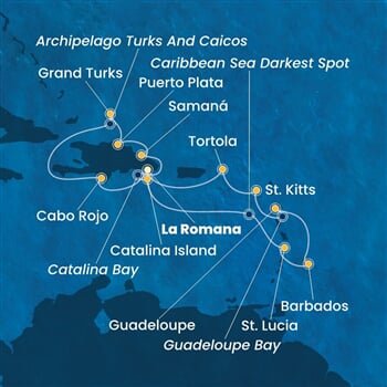 Trasa plavby CFS-LRM14A32