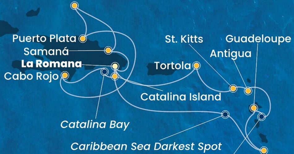 Trasa plavby CFS-LRM14A36