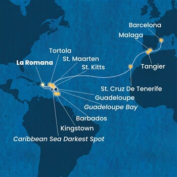 Trasa plavby CFS-LRM21A09