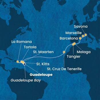 Trasa plavby CFS-PTP19A04