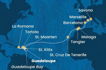 Costa Fascinosa - Nizozemské Antily, Panenské o. (britské), Dominikán.rep., Španělsko, Maroko, ... (Pointe-a-Pitre)