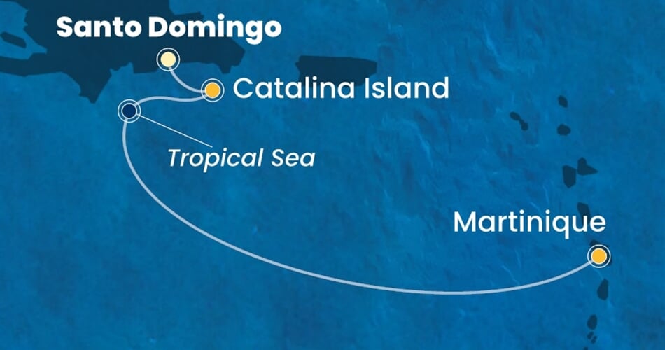 Trasa plavby CFS-SDQ03A02