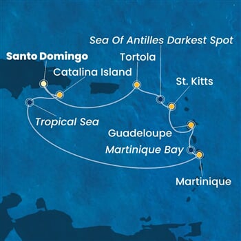 Trasa plavby CFS-SDQ07A10