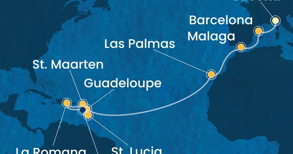 Trasa plavby CFS-SVN18A0Q