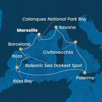 Trasa plavby CSM-MRS07A9K