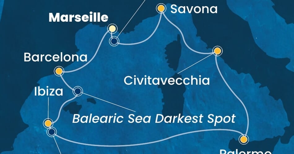 Trasa plavby CSM-MRS07A9K