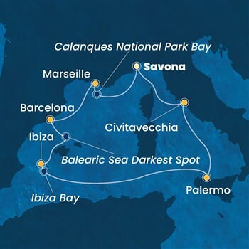 Trasa plavby CSM-SVN07A8Q