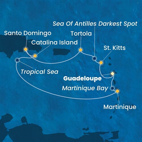 Trasa plavby CFS-PTP07A25