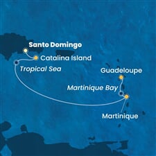 Costa Fascinosa - Dominikán.rep., Nizozemské Antily (Santo Domingo)