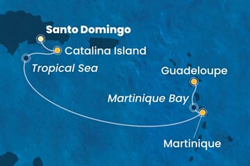 Costa Fascinosa - Dominikán.rep., Nizozemské Antily (Santo Domingo)